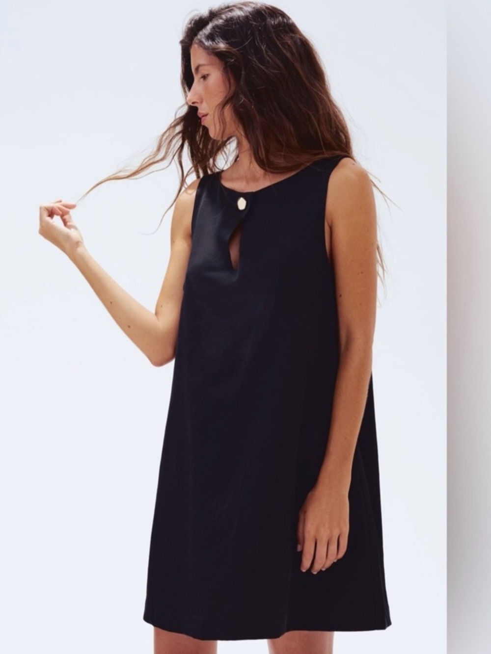 H&M linen blend dress